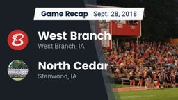 Recap: West Branch  vs. North Cedar  2018