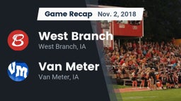 Recap: West Branch  vs. Van Meter  2018