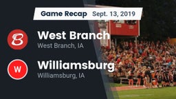 Recap: West Branch  vs. Williamsburg  2019