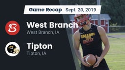 Recap: West Branch  vs. Tipton  2019