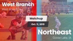 Matchup: West Branch High vs. Northeast  2019