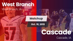 Matchup: West Branch High vs. Cascade  2019