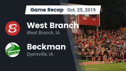 Recap: West Branch  vs. Beckman  2019