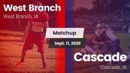 Matchup: West Branch High vs. Cascade  2020