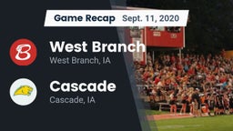 Recap: West Branch  vs. Cascade  2020