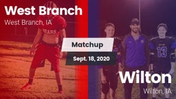 Matchup: West Branch High vs. Wilton  2020