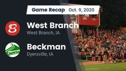 Recap: West Branch  vs. Beckman  2020