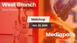 Matchup: West Branch High vs. Mediapolis  2020