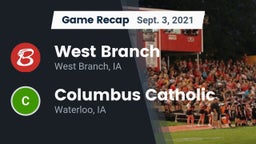 Recap: West Branch  vs. Columbus Catholic  2021