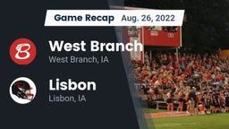 Recap: West Branch  vs. Lisbon  2022
