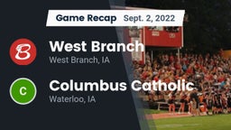 Recap: West Branch  vs. Columbus Catholic  2022