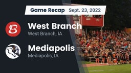 Recap: West Branch  vs. Mediapolis  2022