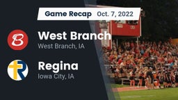 Recap: West Branch  vs. Regina  2022