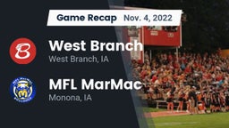 Recap: West Branch  vs. MFL MarMac  2022