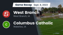 Recap: West Branch  vs. Columbus Catholic  2023