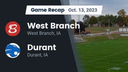 Recap: West Branch  vs. Durant  2023
