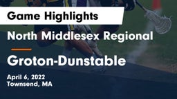 North Middlesex Regional  vs Groton-Dunstable  Game Highlights - April 6, 2022