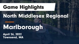 North Middlesex Regional  vs Marlborough  Game Highlights - April 26, 2022