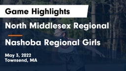 North Middlesex Regional  vs Nashoba Regional  Girls Game Highlights - May 3, 2022
