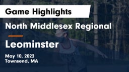 North Middlesex Regional  vs Leominster  Game Highlights - May 10, 2022
