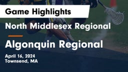 North Middlesex Regional  vs Algonquin Regional  Game Highlights - April 16, 2024