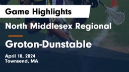 North Middlesex Regional  vs Groton-Dunstable  Game Highlights - April 18, 2024