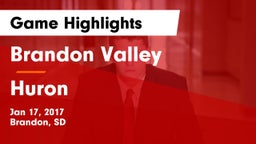 Brandon Valley  vs Huron  Game Highlights - Jan 17, 2017