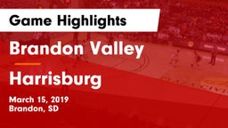 Brandon Valley  vs Harrisburg  Game Highlights - March 15, 2019