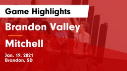 Brandon Valley  vs Mitchell  Game Highlights - Jan. 19, 2021