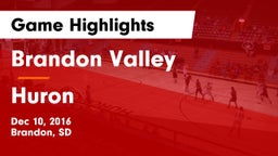 Brandon Valley  vs Huron  Game Highlights - Dec 10, 2016