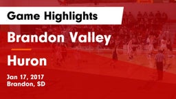 Brandon Valley  vs Huron  Game Highlights - Jan 17, 2017