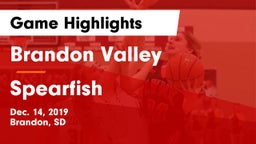 Brandon Valley  vs Spearfish  Game Highlights - Dec. 14, 2019