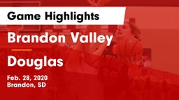 Brandon Valley  vs Douglas  Game Highlights - Feb. 28, 2020