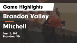 Brandon Valley  vs Mitchell  Game Highlights - Jan. 2, 2021