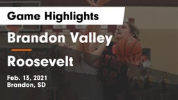 Brandon Valley  vs Roosevelt  Game Highlights - Feb. 13, 2021