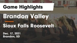 Brandon Valley  vs Sioux Falls Roosevelt  Game Highlights - Dec. 17, 2021