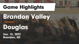 Brandon Valley  vs Douglas  Game Highlights - Jan. 15, 2022