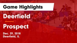 Deerfield  vs Prospect  Game Highlights - Dec. 29, 2018