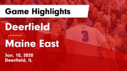 Deerfield  vs Maine East Game Highlights - Jan. 10, 2020