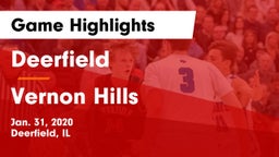 Deerfield  vs Vernon Hills  Game Highlights - Jan. 31, 2020