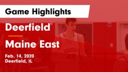 Deerfield  vs Maine East Game Highlights - Feb. 14, 2020