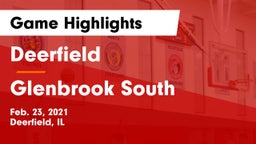 Deerfield  vs Glenbrook South  Game Highlights - Feb. 23, 2021