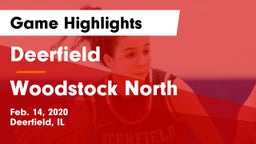 Deerfield  vs Woodstock North  Game Highlights - Feb. 14, 2020