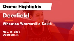 Deerfield  vs Wheaton-Warrenville South  Game Highlights - Nov. 18, 2021