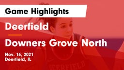 Deerfield  vs Downers Grove North Game Highlights - Nov. 16, 2021