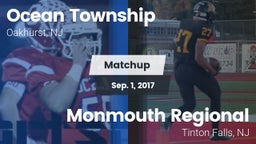 Matchup: Ocean Township High vs. Monmouth Regional  2017