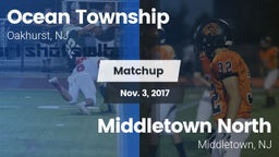 Matchup: Ocean Township High vs. Middletown North  2017