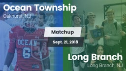 Matchup: Ocean Township High vs. Long Branch  2018