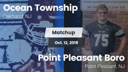 Matchup: Ocean Township High vs. Point Pleasant Boro  2018