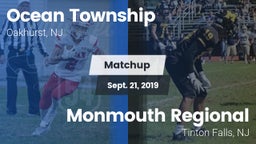 Matchup: Ocean Township High vs. Monmouth Regional  2019